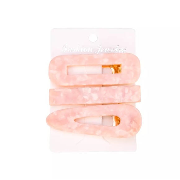 ⚜️[𝟯/$𝟭𝟴]⚜️Tortoise Coral Acrylic Hair Clip New - Picture 8 of 13